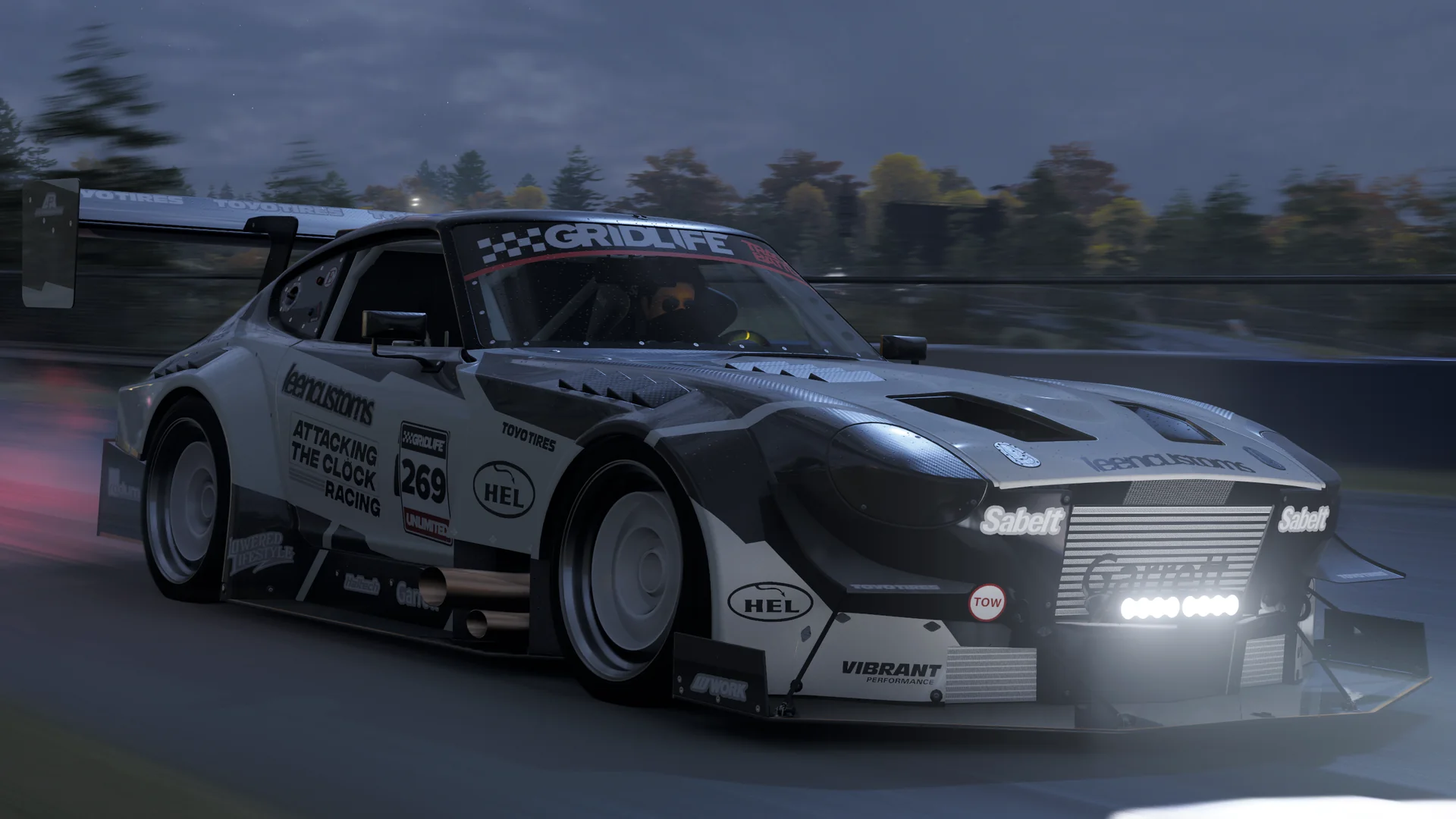 1972 Datsun #269 Attacking the Clock 240Z `All Carbon Hill Climb Beast`